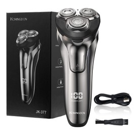 Electric Razor for Men with Pop-Up Trimmer, Rechargeable Cordless Electric Shaver, IPX6 Waterproof Wet Dry, USB-C Fast Charging