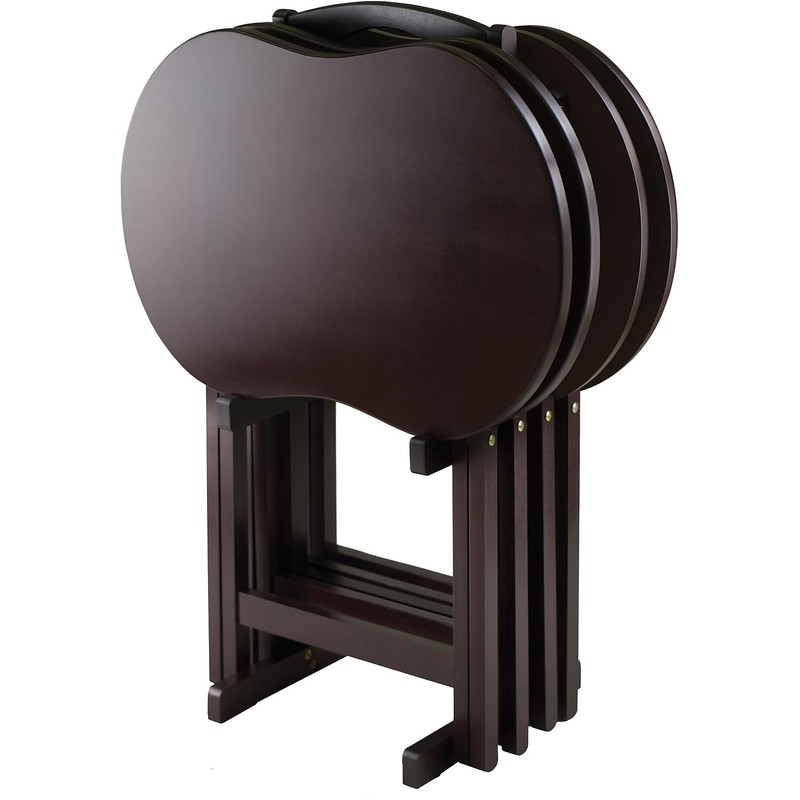 Winsome 23-inch TV Table Set, Brown, 5/Set (92532)