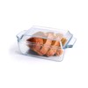 Rectangular Tempered Glass Casserole Dish, Tempered Glass Baking Dish with