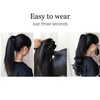 Yamel Ponytail Extension 16" Long Curly Wavy Light Auburn Mixed