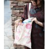Titicaca ZNSCBB7008 Women's Cotton Tote Bag, A4, Long, Shoulder Bag,
