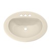 PROFLO PF20174 Rockaway 20-1/2" Oval Vitreous China Drop In Bathroom