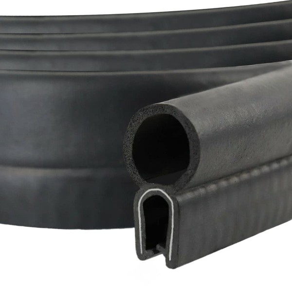 Tintvent Car Door Rubber Seal Strip with Top Bulb(10Ft), Automotive