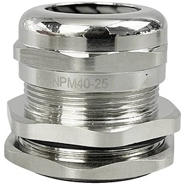 TRU COMPONENTS TC-10302852 Cable Gland M40 Brass (Nickel-Plated) Metal Pack of 1