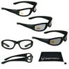 Bikershades Motorcycle Transitional Sunglass Men Women Safety Photochromic Clear to