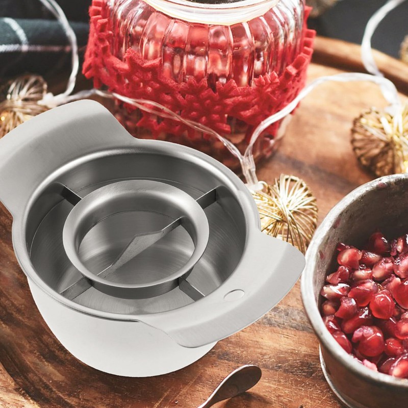 Kichvoe Pomegranate Peeler Stainless Steel Pomegranate Deseeder Peeling Tool with