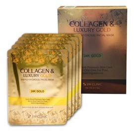 Collagen luxury gold mask pack 5 sheets lifting pack moisture pack / 콜라겐 럭셔리 골드 마스크팩 5매 리프팅팩 수분팩
