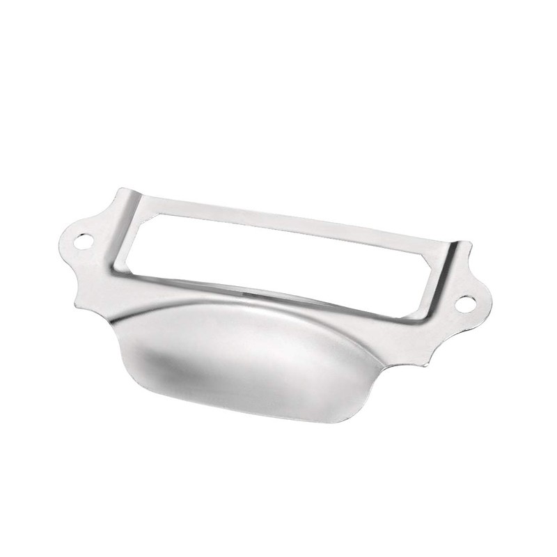 sourcing map Label Holder Pull Handles, Vintage Iron Label Frame