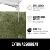 GORILLA GRIP Premium Luxury Bath Rug, Absorbent, Soft, Thick Shag,