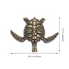 Brass Turtle Statue Feng Shui Statue Wealth Good Luck Sculpture