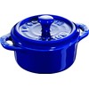 Staub Ceramic Round Mini Cocotte 40510-786 Blue/62-6351-36