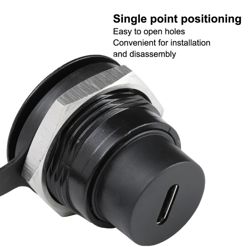 Greluma USB 3.1 Type C Coupler for Panel Mounting, Female