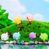 QHLWTT 30Pcs Beautiful Luminous Mini Resin Pigs Glow in the