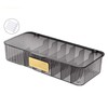 Gurlideo Cable Organizer Cases with 7 Compartments Countertop Storage Box