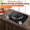 CUSIMAX Electric Burner Hot Plate for Cooking Cast Iron hot