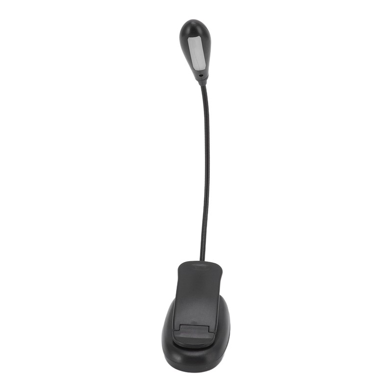 Clip On Light Black 9 Level 7 Lamps Foldable Flexible