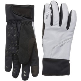 Craft Unisex Siberian Glow Waterproof Reflective Bike Cycling Gloves, Black, Large