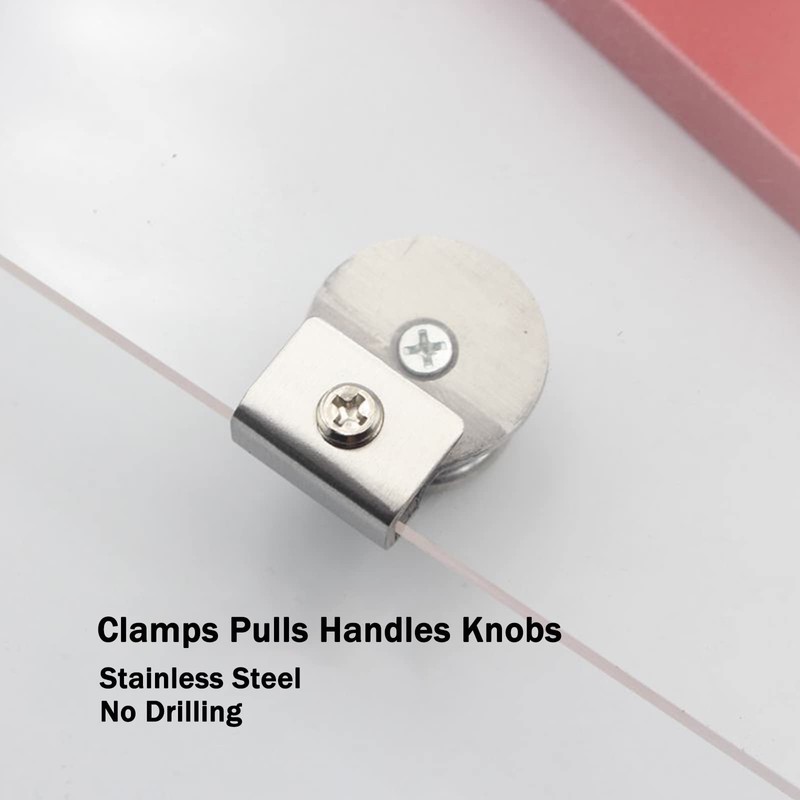 Glass Door Handle Pull Knob Stainless Steel Glass Door Handle