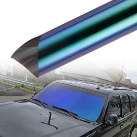 Purple Chameleon Car Side Window Tint Car Window Sun Shade Tint Reflective Glass Film 19.68'' x 118''