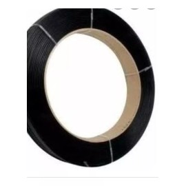 Leader (2 Rollos Fleje) 1/2 + Mil Grapa  Negro, Plástico Uso Manual