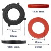 Garden 50 pcs Heavy Duty Rubber Garden Hose Washer Seals