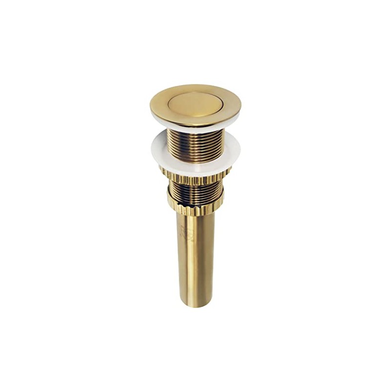 Kingston Brass EV8417 Coronet Push Pop-Up Bathroom Sink Drain Without