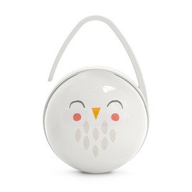 Suavinex, Dummy Box, Dummy Holder for 2 Dummies, Dummy Bag with Flexible Handle, Bonhomia, Beige