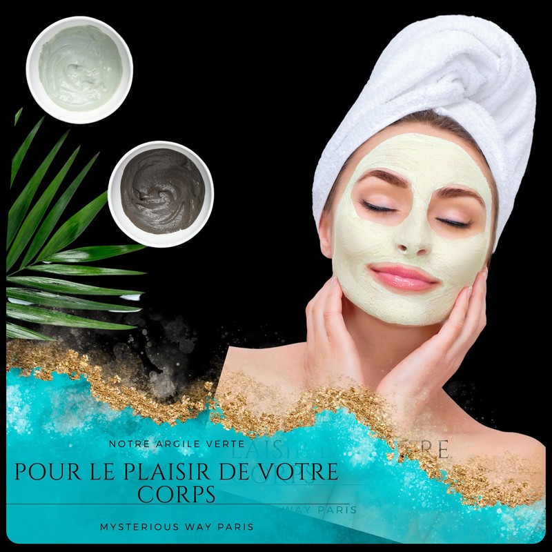 Clay 200g Natural Powder Masks for Body and Face Care