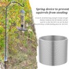 Squirrel Baffle Metal Spring, Squirrel Deterrents for Bird Feeders, Baffles