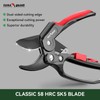 FLORA GUARD Ratchet Pruning Shears, Professional Garden Clippers, Increases Cutting