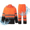 ProtectX Class 3 High Visibility Rain Gear for Men Waterproof,