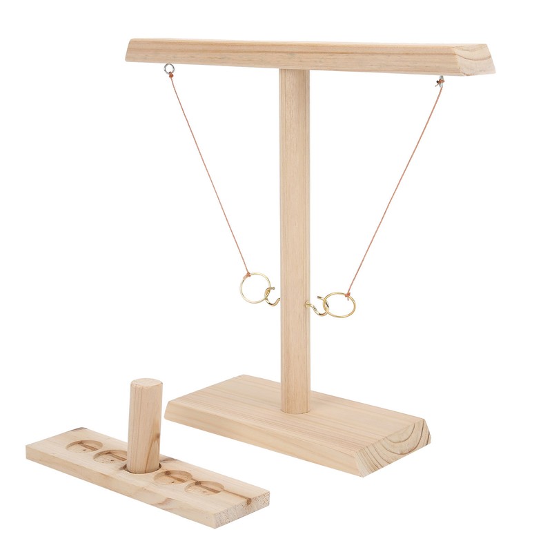 Outdoor Indoor Handmade Wooden Board Toss Games for Kids Adults