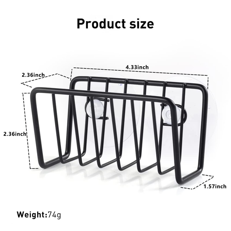 YYPDC Sponge Holder for Kitchen Sink;Suction Cup Sponge Rack Kitchen