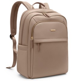 GOLF QUALITY Travel Backpack for Women Personal Carry On Bag Business Weekender Hiking Multilayer Laptop Bag,16 Inch,Brown