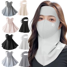 SATPULOT Sun Protection Face Cover, Yakenu Standard, Repeatedly Washable, Sun Protection, UV Protection, Face Mask, Paisley UV Protection, Ear and Neck Protection, Sports Mask, 1 Piece