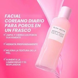 Glow Recipe PHA + BHA Tónico Facial - Minimizador de Poros Coreano para Cuidado de la Piel & Exfoliante Facial Suave para Apretar, Hidratar y Exfoliar - Glicerina, Sandía y Agua de Cactus (150ml)