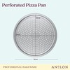 Anolon Pro-Bake Aluminized Steel Bakeware Perforated Pizza Pan, 14 Inch
