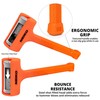 NEIKO 02847A 2 LB Dead Blow Hammer, Neon Orange |