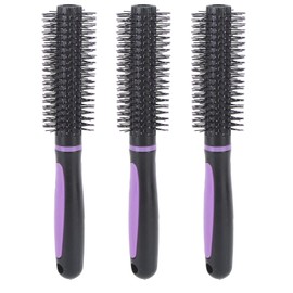3 Piece Round Hair Brush, Women and Men, Curler, Comb, Roller Brush, Hair Styling Tool for Blow Drying and Styling All Hair Types
