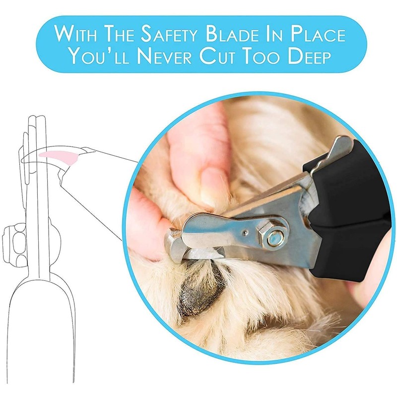 Candure Dog Nail Clippers and Trimmer with Safety Guard to