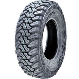 Accelera M/T-01 Mud Off-Road Light Truck Radial Tire-LT235/75R15 235/75/15 235/75-15 104/101Q Load Range C LRC 6-Ply BSW Black Side Wall