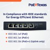 4 Port Gigabit PoE Extender with IEEE 802.3bt Uplink -