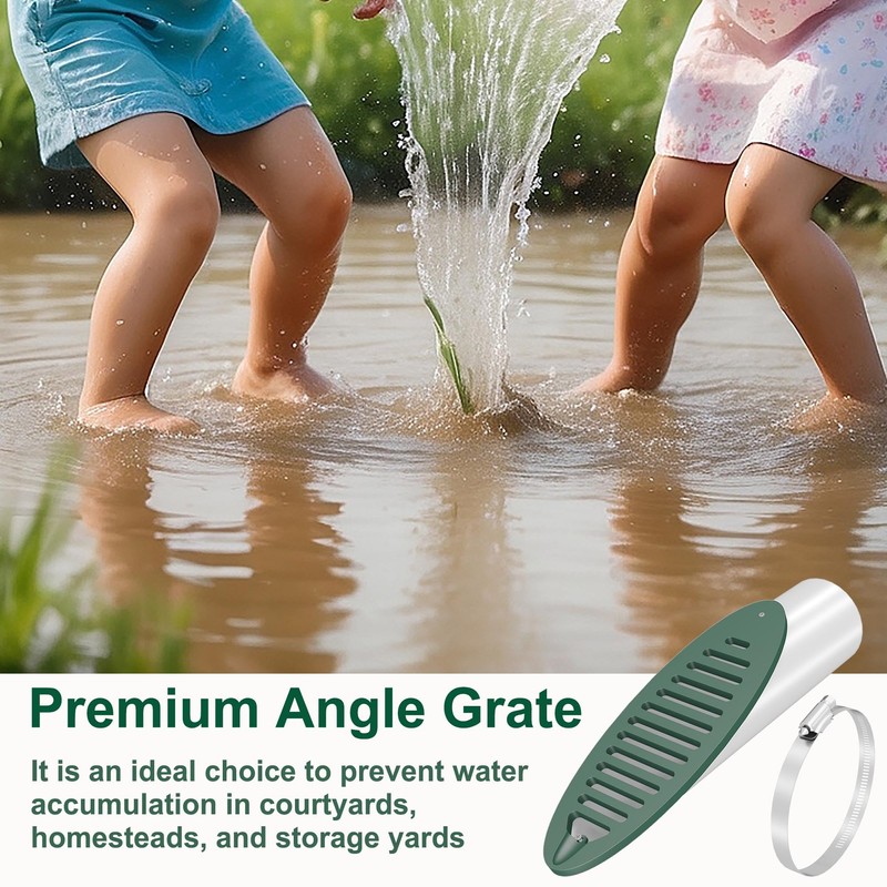 Ymtzfu Drainage Grate Yard Drain, General Yard Drain Emitter Cover