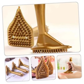 IWOWHERO 2pcs Magnet Massage Brush for Neck Face Hair Growth Body Waist Muscle Massager Acupoint Massage Brush Gua Sha Tool Skin Care Tools