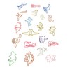100pcs Colorful Paper Clips 20 Cute Shapes Stable Clamping Lightweight