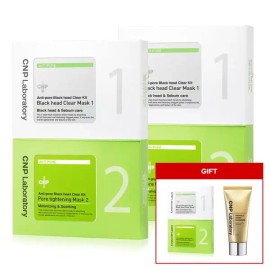 Cha N Park [차앤박] CNP 안티포어 블랙헤드 퍼펙트 클리어 키트 30회분 + 클렌저 31ml증정 [Chaang & Park] CNP Anti-Pore Blackhead Perfect Clear Kit 30ea + 31ml Cleanser Gift