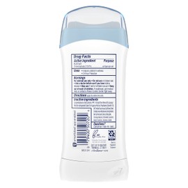 Dove Invisible Solid Antiperspirant Deodorant Stick for Women, Powder, For All Day Underarm Sweat & Odor Protection 2.6 oz, 6 Count