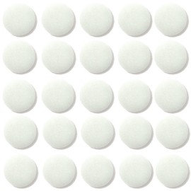BRÜUN Machine Replacement Filters- A (Pack of 40) Vacuum Suction Universal Size Filter sponges for Oxygen Machine (White)