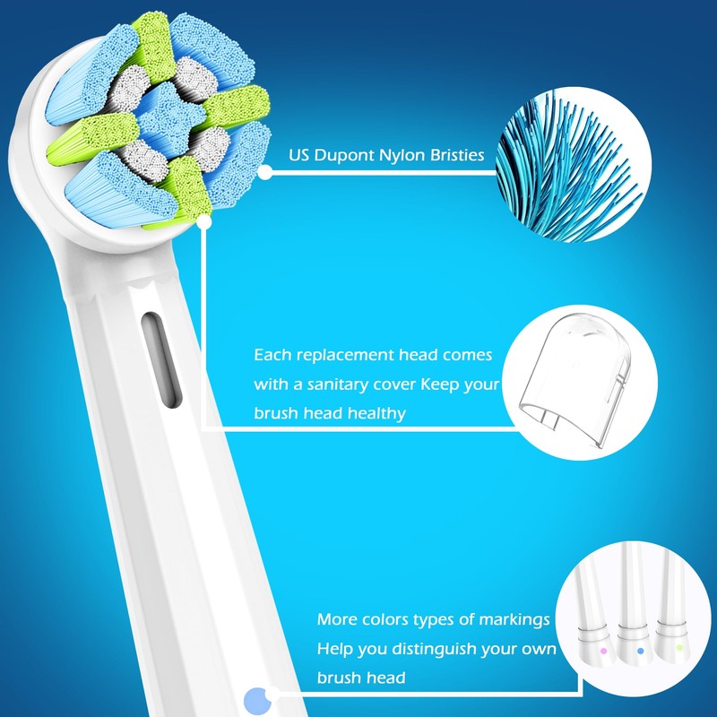 SEEREIN Compatible Oral B iO Replacement Heads, Fit Braun Oral