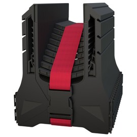 ALAZUR 15 FT RV Sewer Hose Support, Camper Sewage Hose Holder, Flexible Telescoping Waste Hose Support, Adjust Height Drain Hose Stand, Quick Folds for Travel Trailers Septic Hose Support